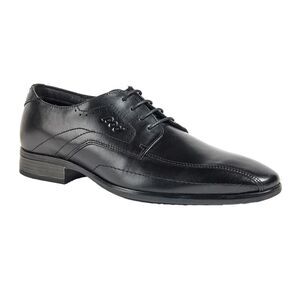 POD Mens Duke Leather Derby Shoes / Black